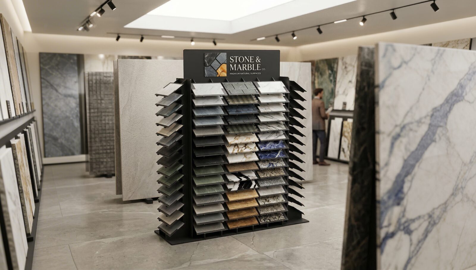 Rack expositor superficies